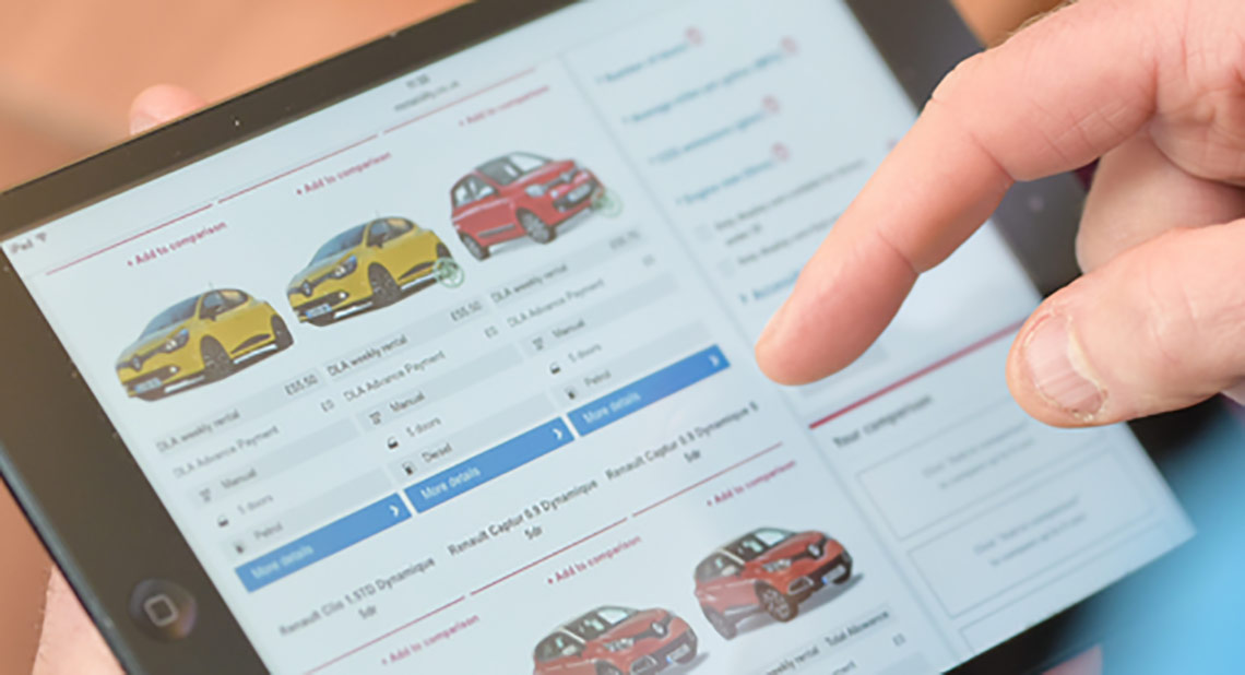 Motability Car Search tool