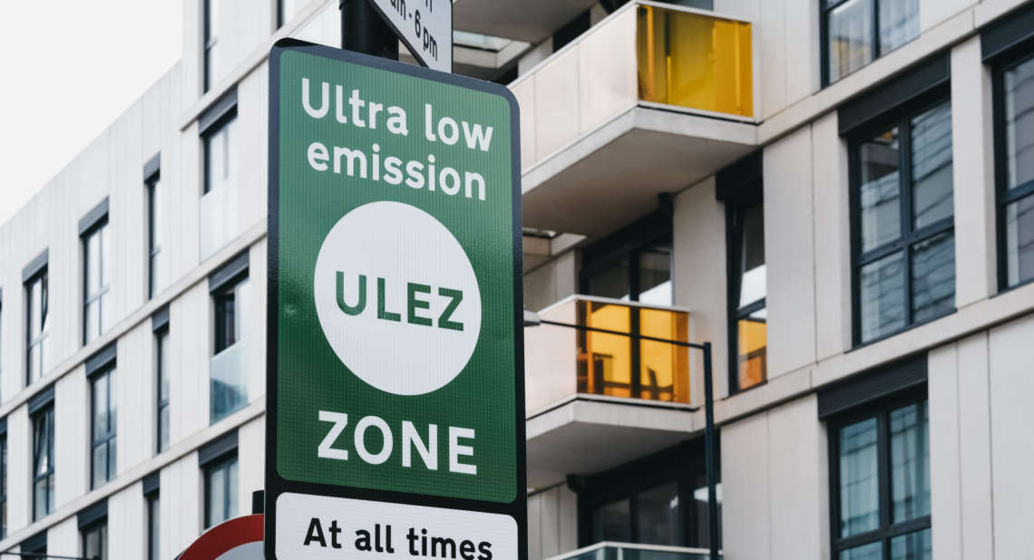 Ultra Low Emission Zone (ULEZ) sign