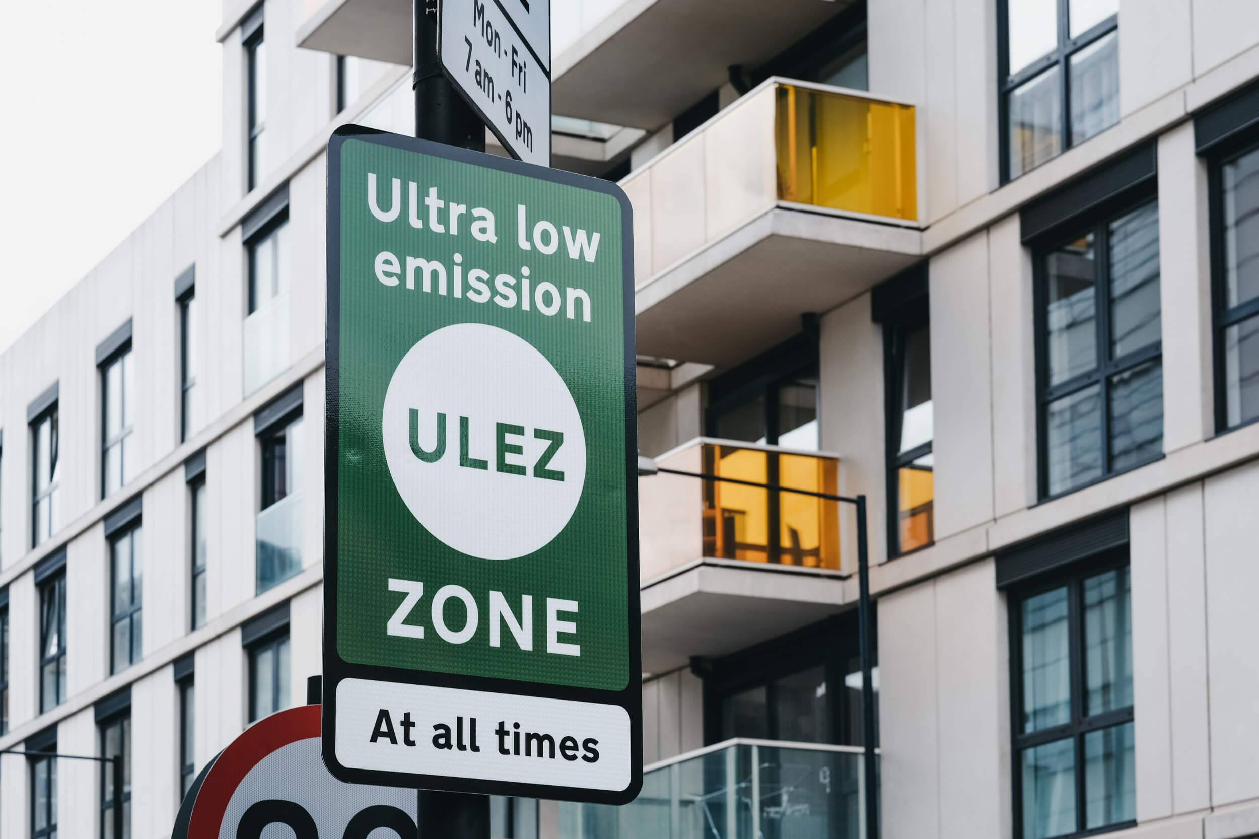 Ultra Low Emission Zone (ULEZ) sign