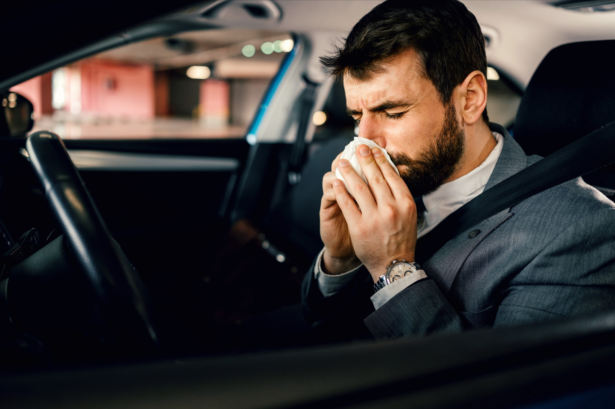 Hayfever makes driving hard for all drivers